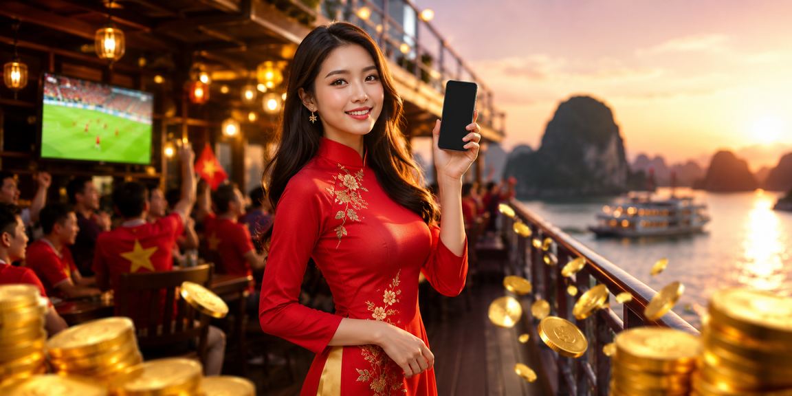 Khung cảnh Đà Lạt về đêm gợi không khí xem thể thao trên di động